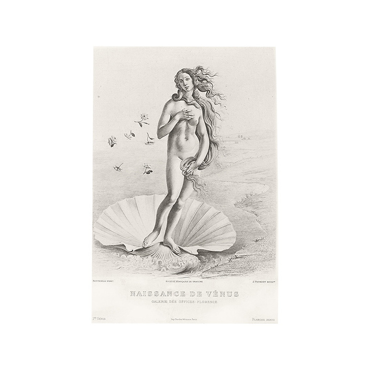 Birth of Venus. Fragment - Botticelli