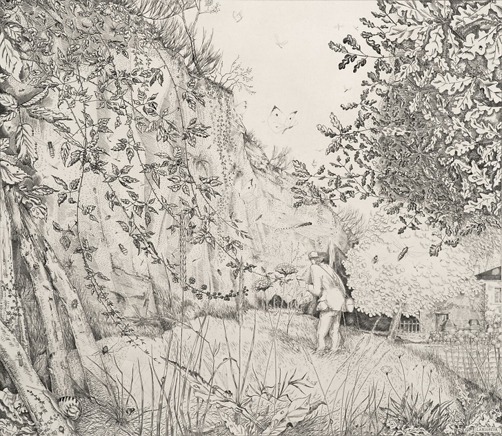 L'entomologiste - Jean-Emile Laboureur