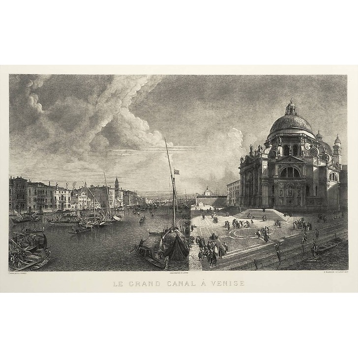 Le grand canal à Venise - Canaletto