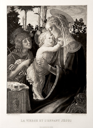 La Vierge, l'enfant Jésus et Saint Jean - Botticelli