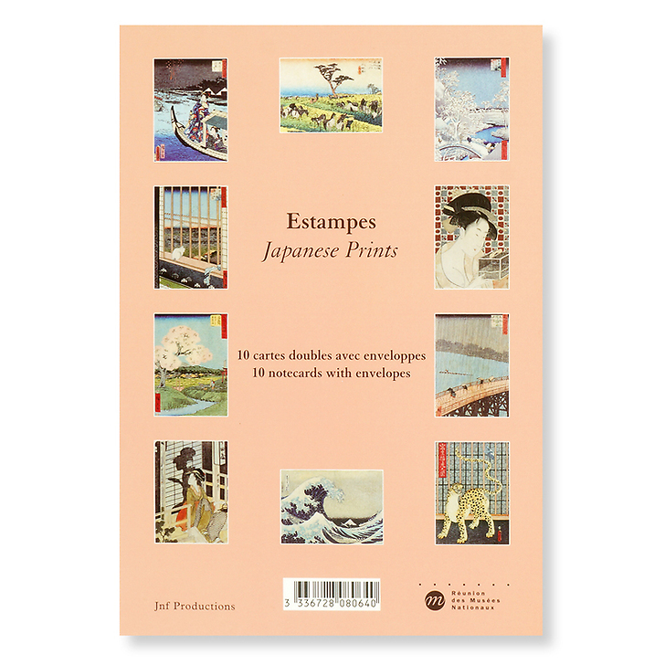 10 Cartes doubles et enveloppes Estampes