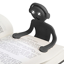 Lampe de lecture Android noir silicone