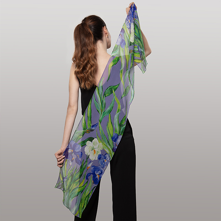 Étole Van Gogh Les Iris