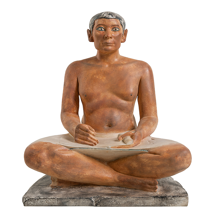 Seated scribe