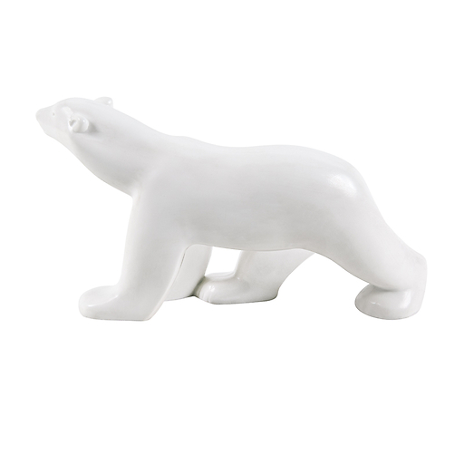 Pompon Polar Bear Figurine