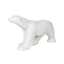 Figurine Ours blanc Pompon