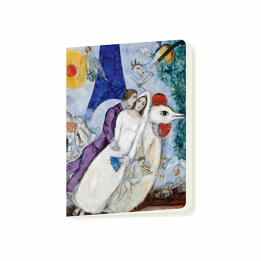 Notebook Marc Chagall - Bride and Groom of the Eiffel Tower, 1938