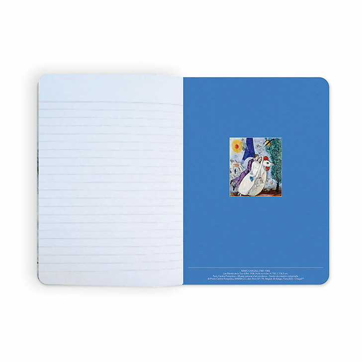 Cahier Marc Chagall - Les mariés de la tour Eiffel, 1938