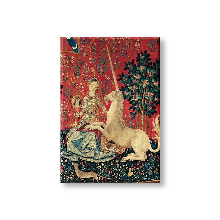 "The Lady and the Unicorn - The Sight" Magnet