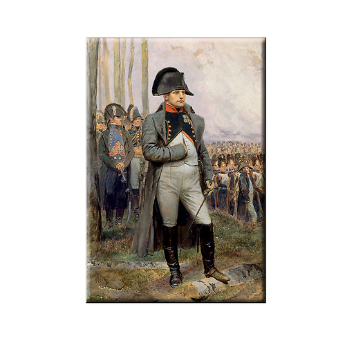 Napoléon 1er et son état major regardant défiler les grenadiers de la garde impériale (détail)