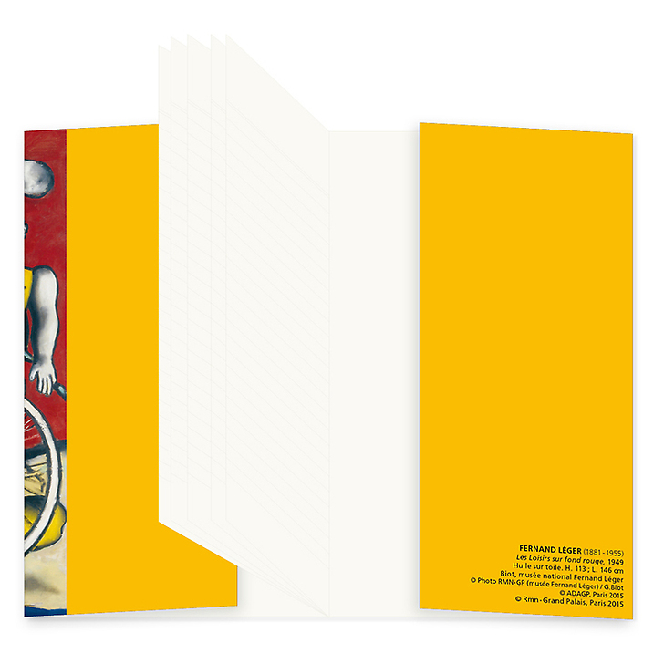 Les loisirs sur fond rouge