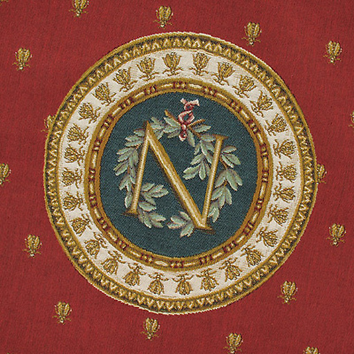 "Napoleon" Cover of pillow (Red Background)