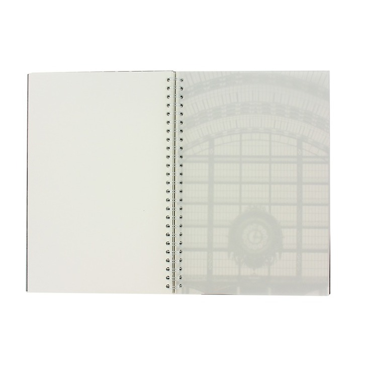 Cahier à spirale - Horloge M'O