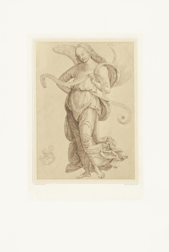 Study of an angel standing upright - Pietro Perugino