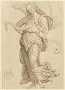 Study of an angel standing upright - Pietro Perugino