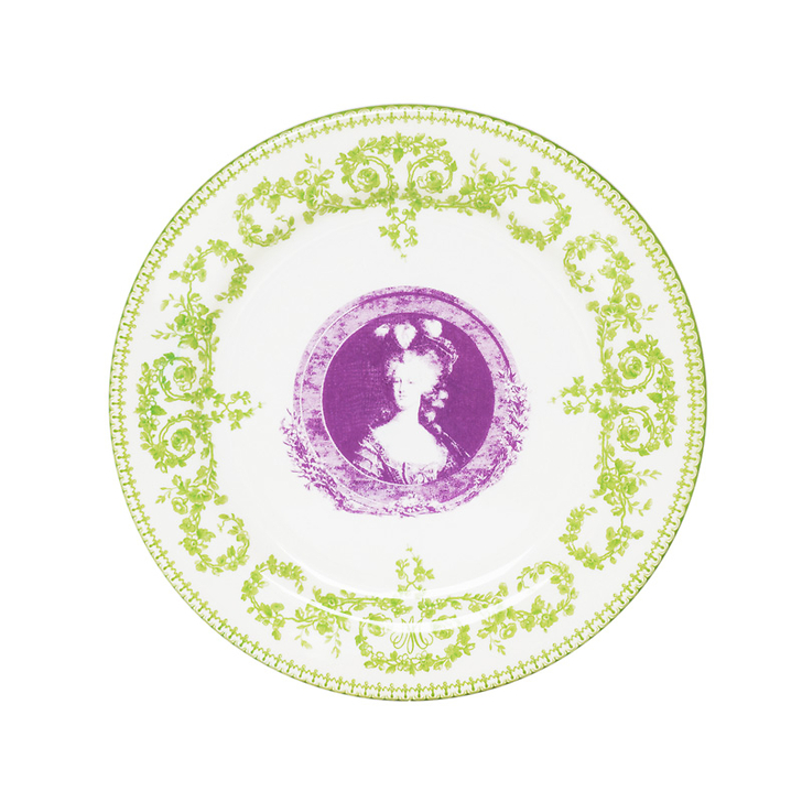 Box of 4 small dessert plates "Marie-Antoinette"