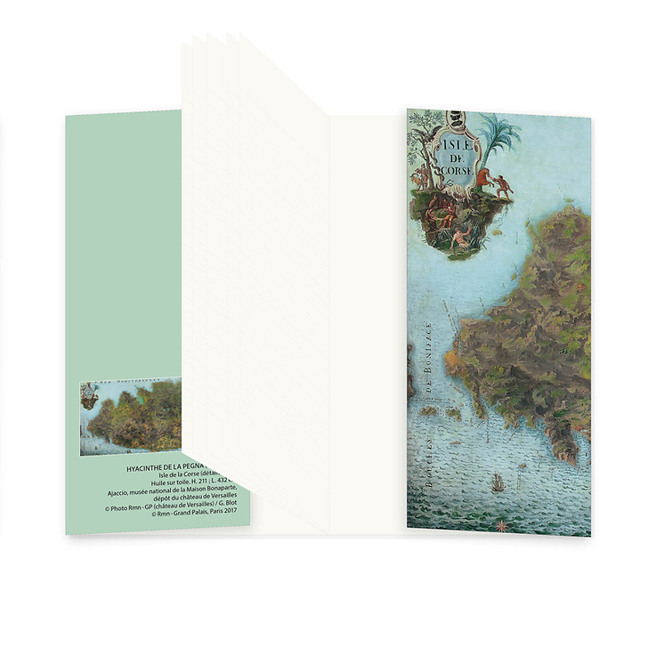 Carnet - Carte de la Corse