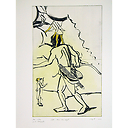 Blind Orion seeking the rising sun