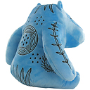 Peluche Hippopotame bleu - Grand Modèle