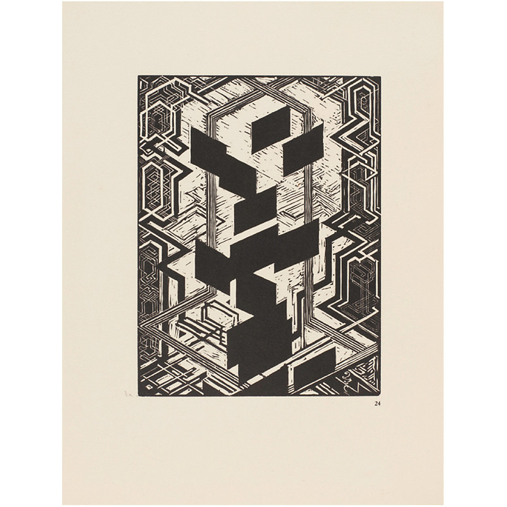 Quatre histoires de blanc et de noir gravées par Frank Kupka