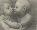 Deux enfants qui s'embrassent - Léonard de Vinci