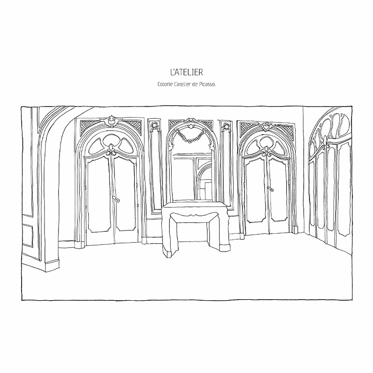 Cahier de dessin animé Picasso