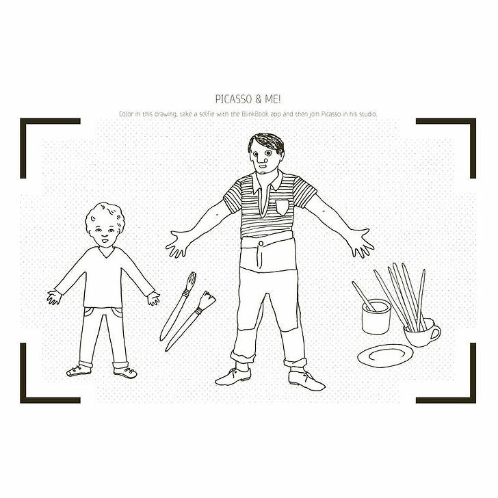 Cahier de dessin animé Picasso