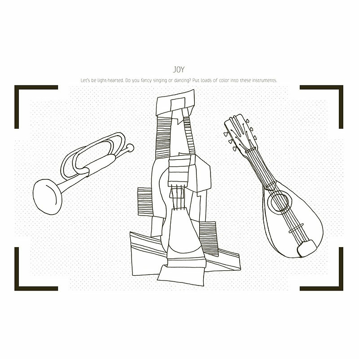 Cahier de dessin animé Picasso