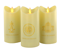 Sun ivory oscillating candle