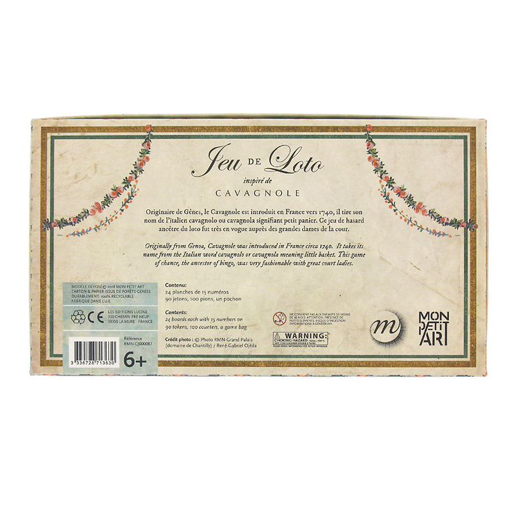 Jeu de loto Cavagnole