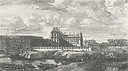 View of the old Louvre, on the Seine side