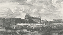 Vue de l'ancien Louvre, du côté de la Seine