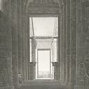 Thèbes. Karnak. Vue perspective intérieure du palais