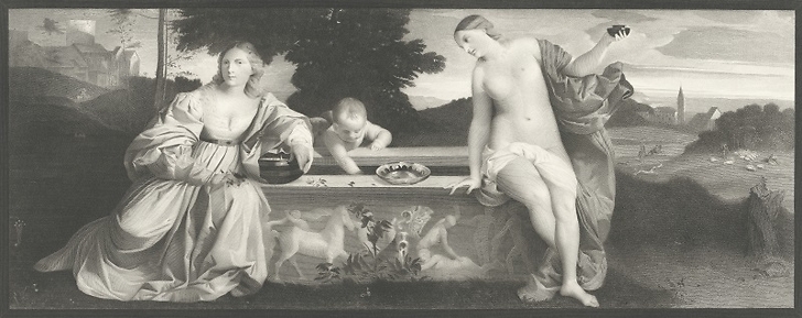 Sacred love and profane love - Titien