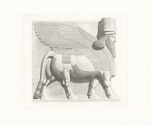 Winged bull with human head - Nineveh