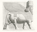 Winged bull with human head - Nineveh