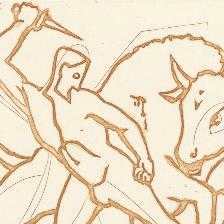 Theseus and the Minotaur - Roderick Mead