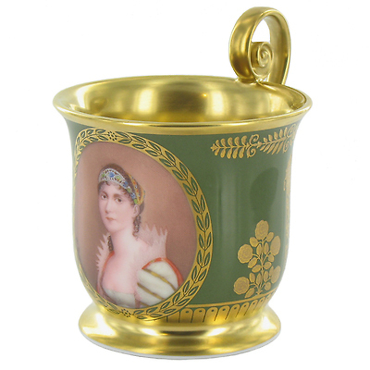 Tasse et sous-tasse "Portrait de Joséphine"