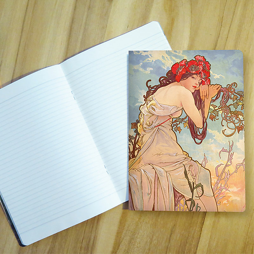 Notebook Mucha - Summer