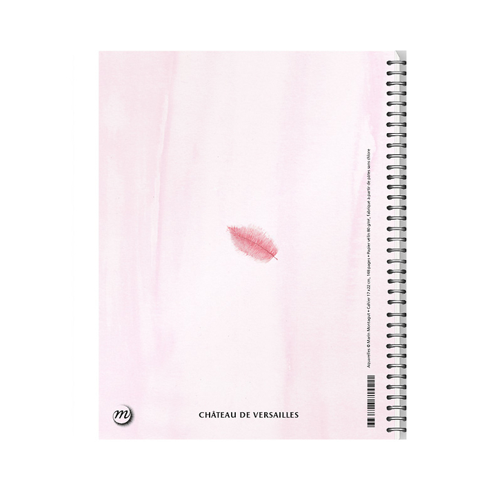 Cahier petits carreaux à spirales Bonjour Versailles