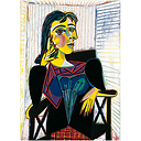 AFF PICASSO DORA MAAR  BLEU PICASSO