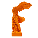 Victory of Samothrace 34 cm - Saffron yellow