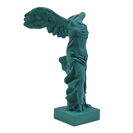 Victory of Samothrace 34 cm - Petrol green