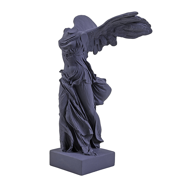 Victoire de Samothrace 34 cm - Bleu poudre