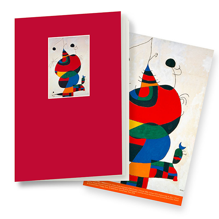 Cahier - Miró "Femme, oiseau, étoile"