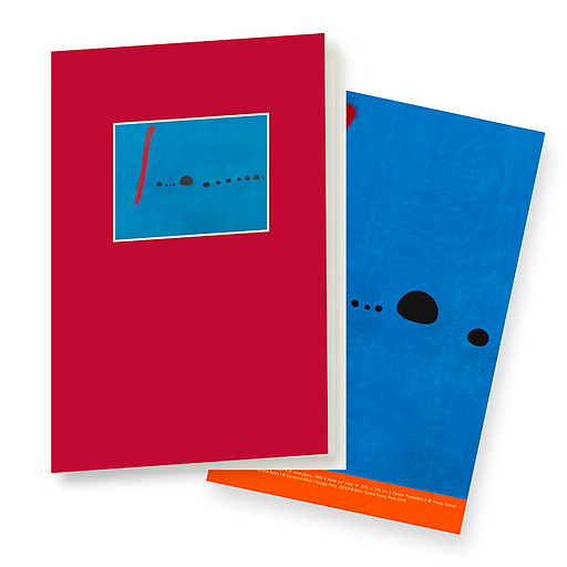 Cahier - Miró "Bleu II-III"