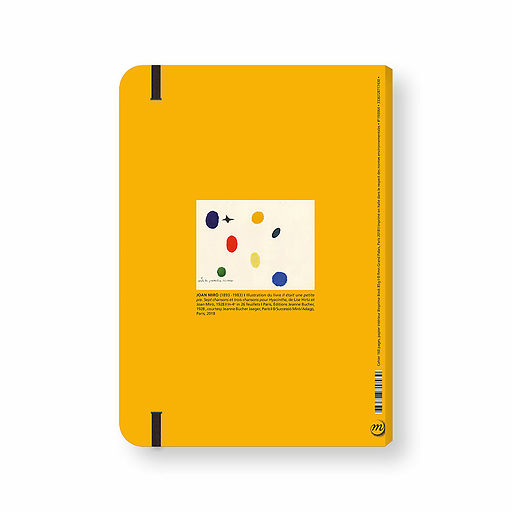 Petite pie Miró Notebook with elastic