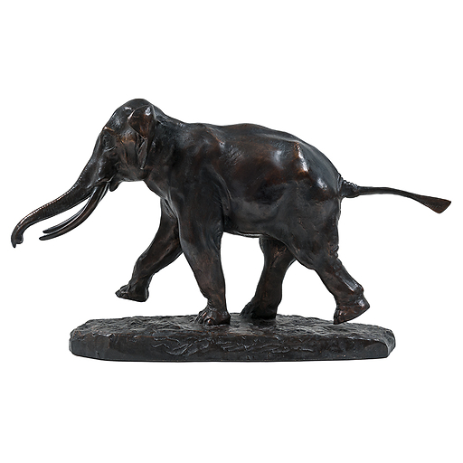 Éléphant courant Barye - Bronze