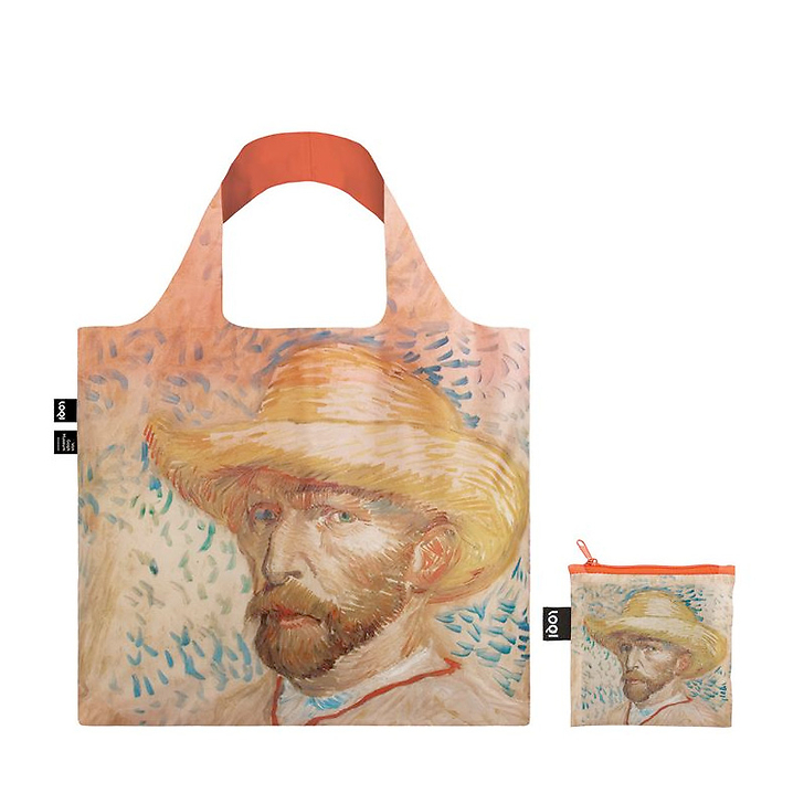 Van Gogh Bag Self-portrait with straw hat - Loqi