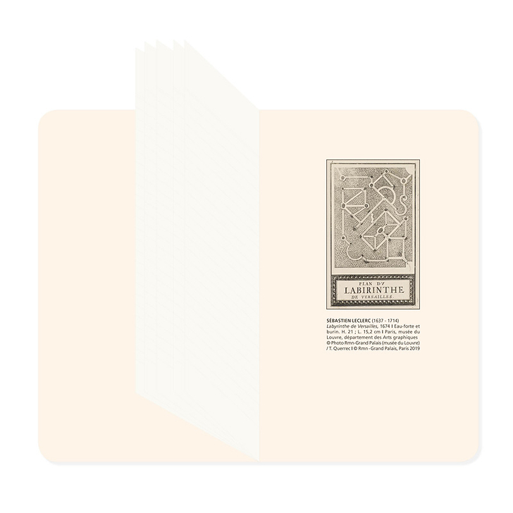 Carnet Leclerc Labyrinthe de Versailles